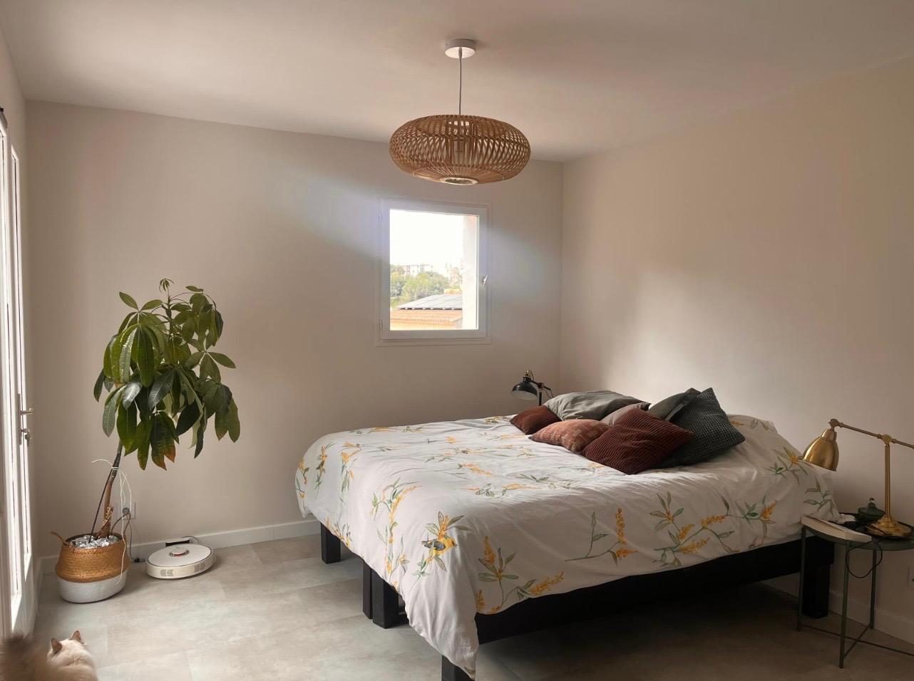 Chambre rénovée, ambiance chaleureuse, Aix-en-Provence