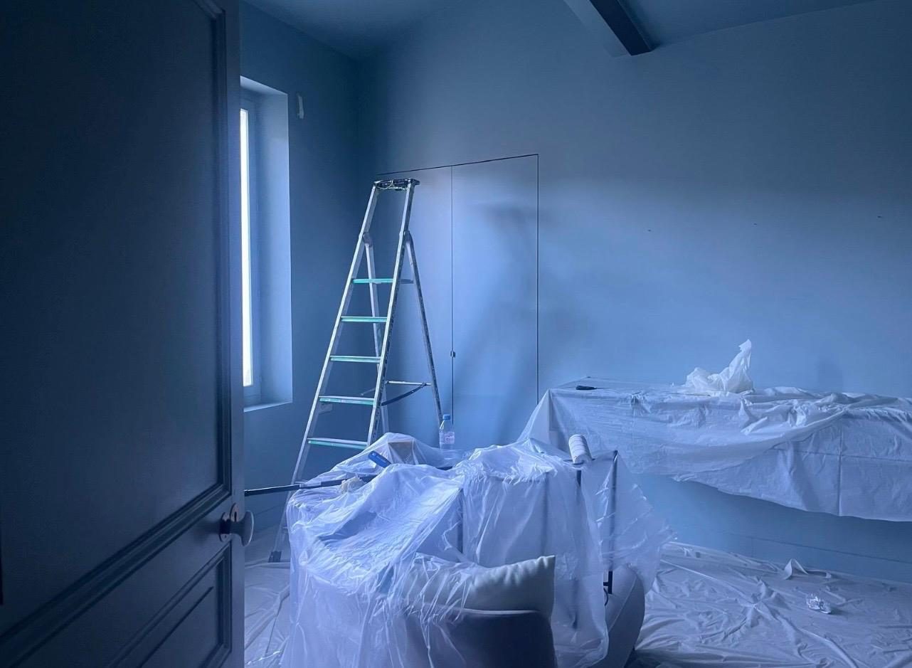 Préparation d'une pièce avant travaux de peinture, Aix-en-Provence